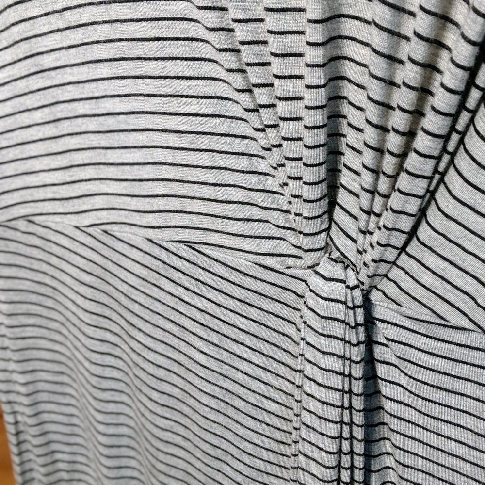 Alya Stripped T-shirt Dress - Picture 4 of 5